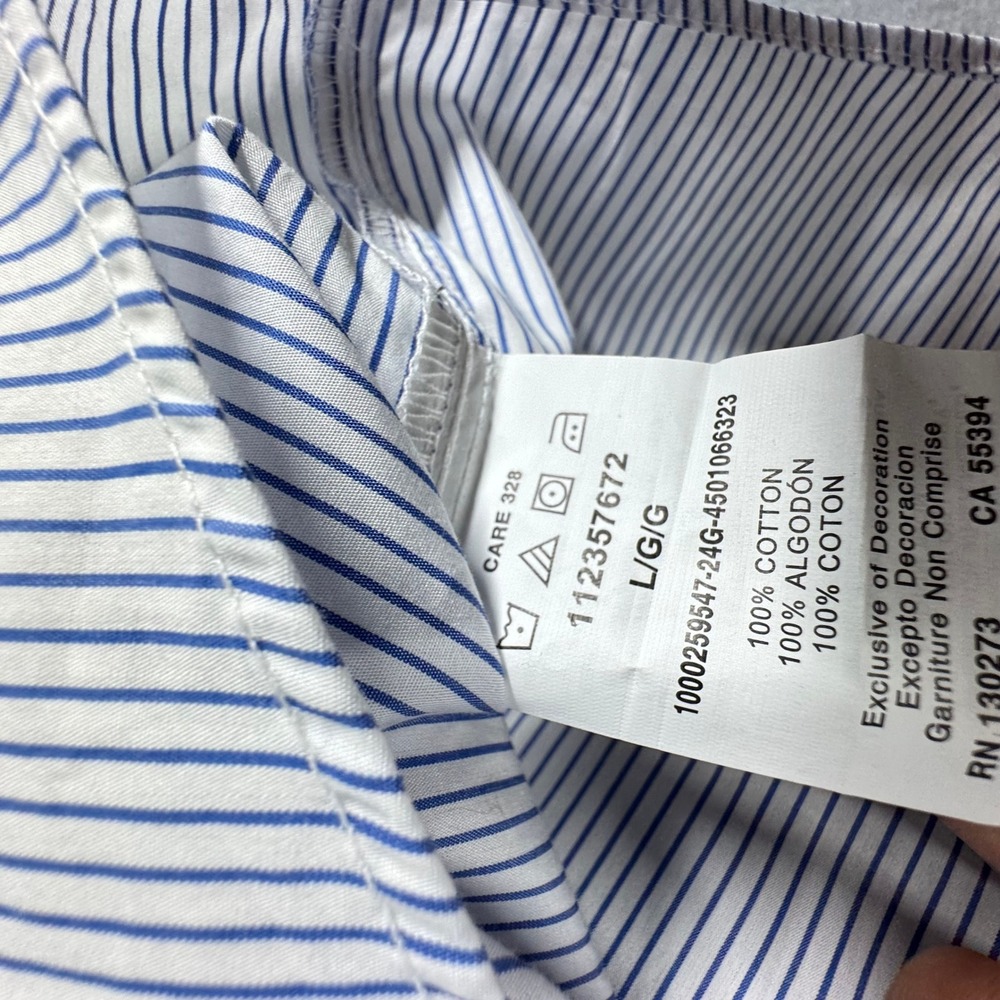 Wrangler X Cody Johnson Men's L Striped Print Long Sleeve Button-Down Western - Picture 5 of 6
